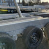 Remolque volquete trilateral Saris K3 406 x 204, 3500 kg, triple eje, con freno, ballestas