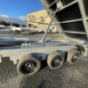 Remolque volquete trilateral Saris K3 406 x 204, 3500 kg, triple eje, con freno, ballestas