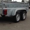 Remolque basculante de alta resistencia Lider, PTAC 1500 kg, ejes dobles con freno nuevos