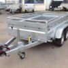 Remolque basculante de alta resistencia Lider, PTAC 1500 kg, ejes dobles con freno nuevos