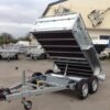 Remolque basculante de alta resistencia Lider, PTAC 1500 kg, ejes dobles con freno nuevos